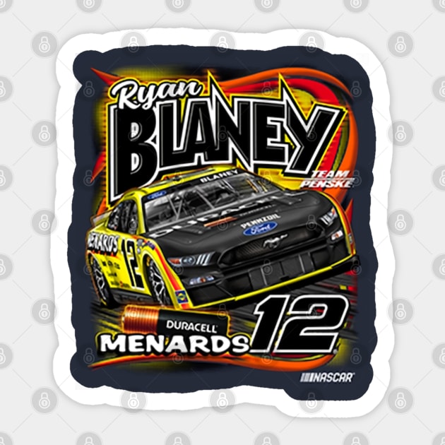 Ryan Blaney Car Sticker by art.Hamdan